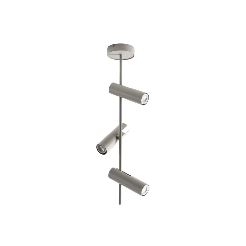 B-Ware SIGMA Deckenspot Leda 3 Strahler Lampe taupe Stahl GU10 3-flammig Höhe 76 cm 104