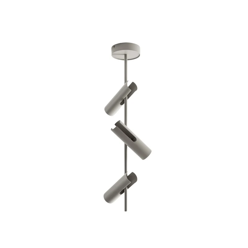 B-Ware SIGMA Deckenspot Leda 3 Strahler Lampe taupe Stahl GU10 3-flammig Höhe 76 cm 104