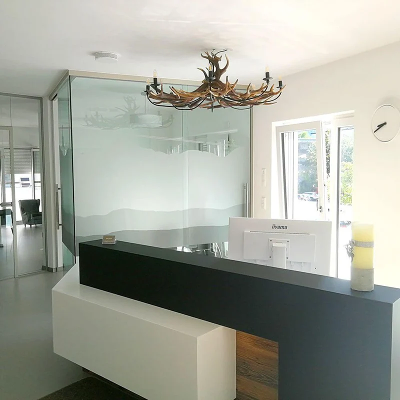Rothirsch Chalet Geweih Deckenlampe Ø 120cm