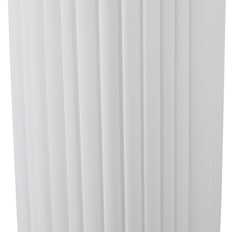 B-Ware Lindby Stehleuchte Virelle LED Lampe Leuchte Textil weiß 117cm E27 2-flammig