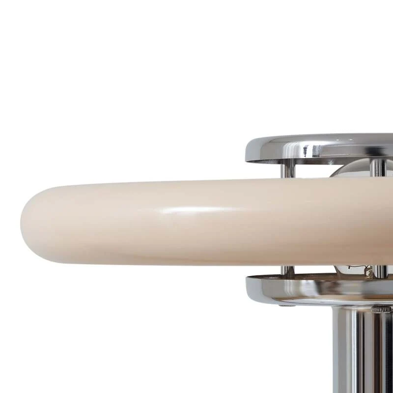 B-Ware Lindby Stehleuchte Branford LED Lampe Retro beige Metall Travertin 130cm