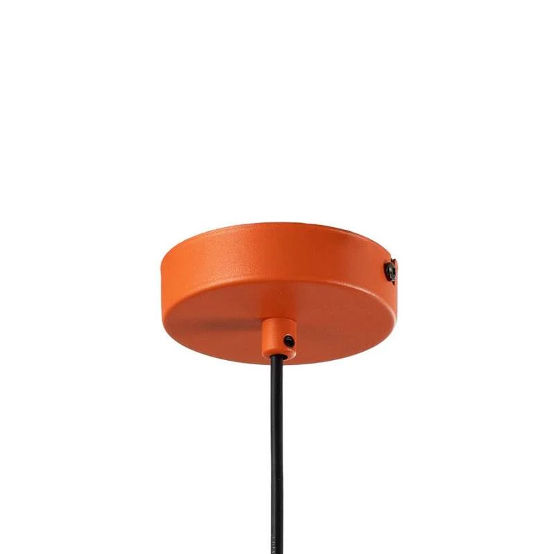 B-Ware Luminex Hängeleuchte Plato LED Pendelleuchte Lampe dimmbar orange Ø38cm 24cm