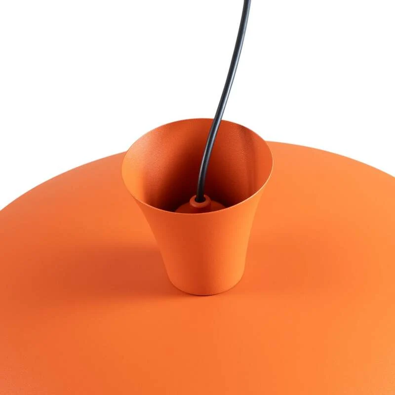 B-Ware Luminex Hängeleuchte Plato LED Pendelleuchte Lampe dimmbar orange Ø38cm 24cm
