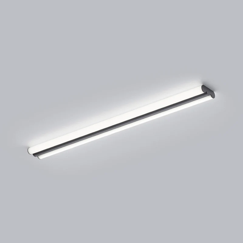 B-Ware Helestra Spiegellampe Spiegelleuchte LED Loom Badezimmer Schwarz 90 cm 36 W IP44