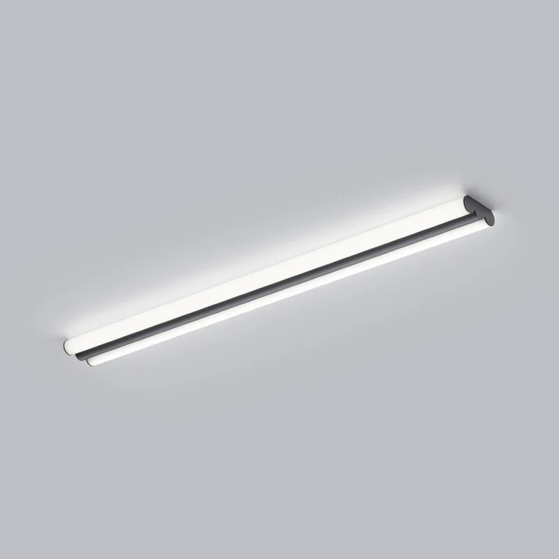 B-Ware Helestra Spiegellampe Spiegelleuchte LED Loom Badezimmer Schwarz 90 cm 36 W IP44