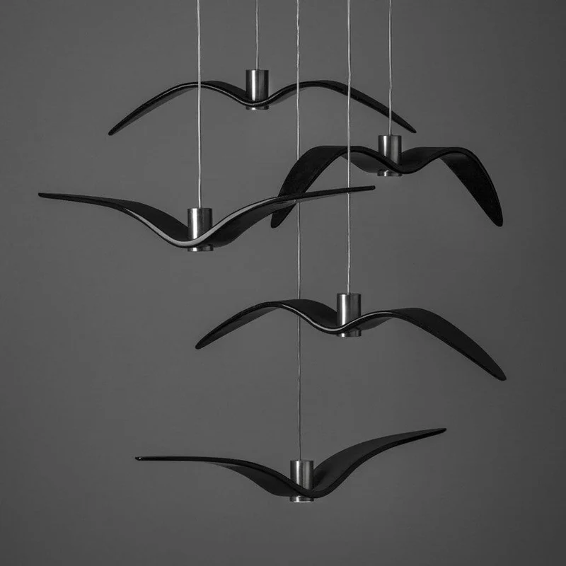 Brokis Hängeleuchte Night Birds waagrechte Flügel 78cm
