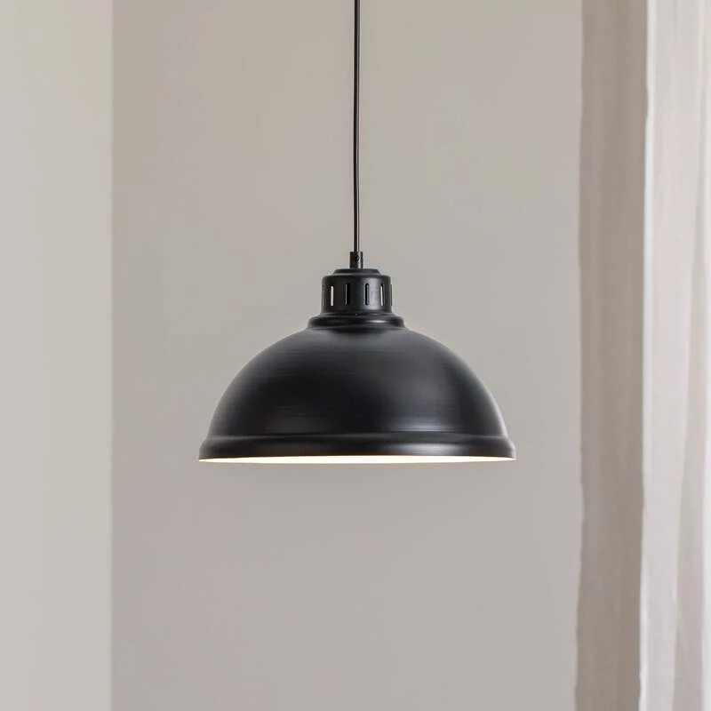 B-Ware Hängeleuchte Pendelleuchte Sven Big Schwarz Stahl E27 Lampe Leuchte Esszimmer630