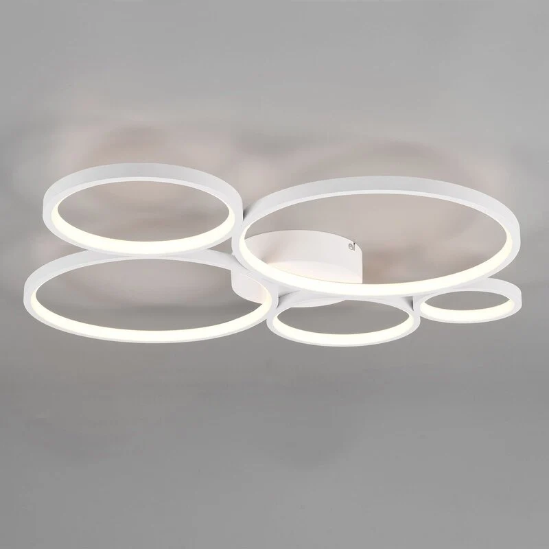 B-Ware Trio Lighting LED-Deckenlampe Rondo Deckenlampe Deko-Deckenlicht LED weiß matt
