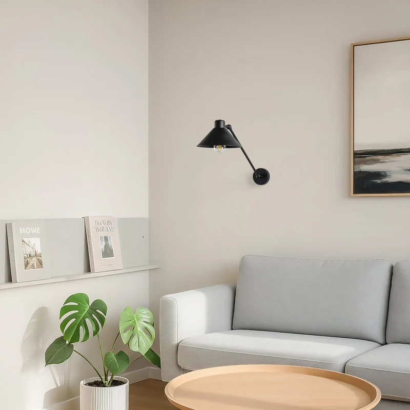 B-Ware Euluna Wandleuchte Alan beweglich Wandlampe Leuchte Lampe Leselampe Leseleuchte