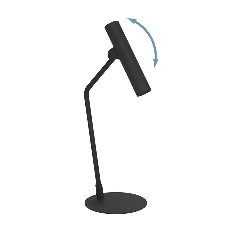 B-Ware Eglo Tischleuchte Nachttischlampe LED Almudaina schwarz Stahl 49 5 cm