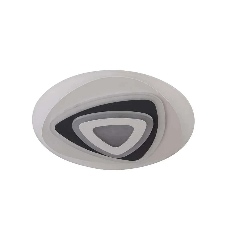 B-Ware Lindby Deckenleuchte Rebeka LED Lampe dimmbar CCT Fernbedienung Ø70cm schwarz