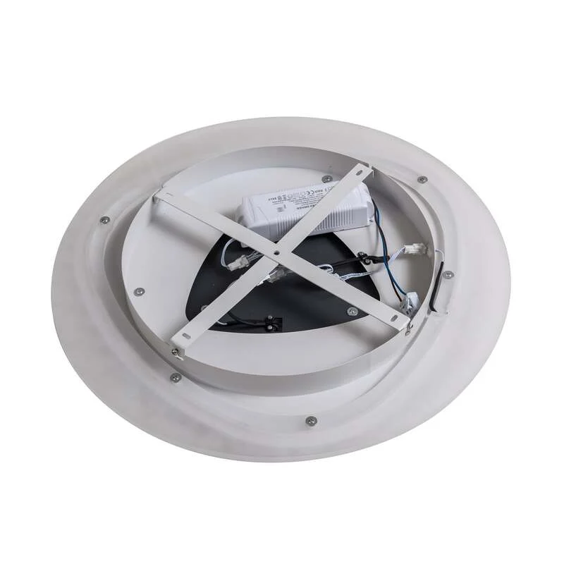 B-Ware Lindby Deckenleuchte Rebeka LED Lampe dimmbar CCT Fernbedienung Ø70cm schwarz