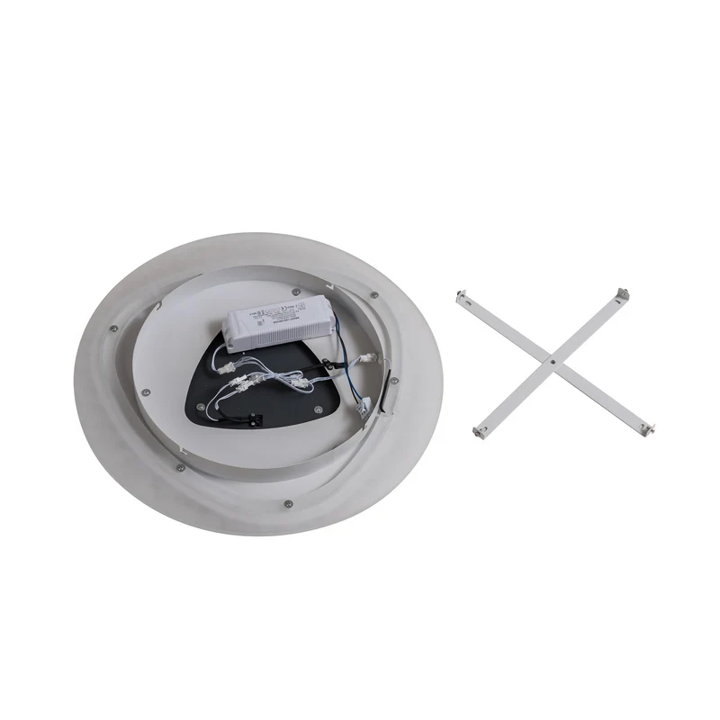 B-Ware Lindby Deckenleuchte Rebeka LED Lampe dimmbar CCT Fernbedienung Ø70cm schwarz