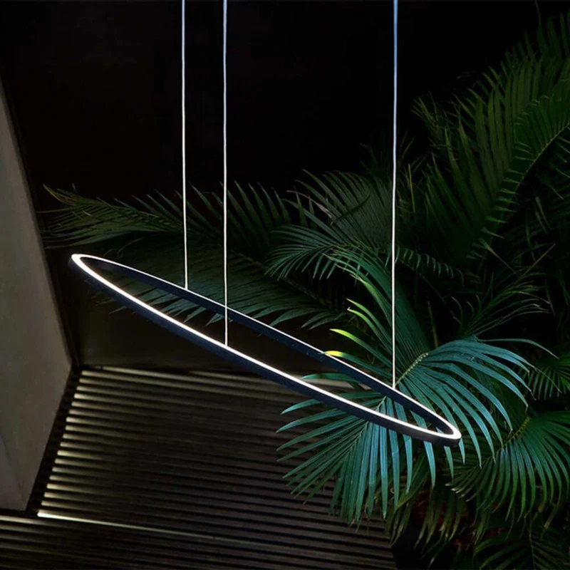 Nemo Ellisse Major Up LED Hängelampe 133x70cm indirekt
