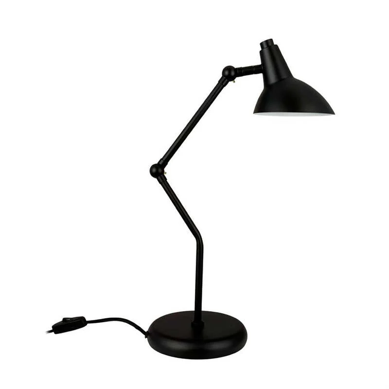 B-Ware Dyberg Larsen Tischleuchte Tischlampe Vela Schwarz Beleuchtung Lampe GU10 44,7cm