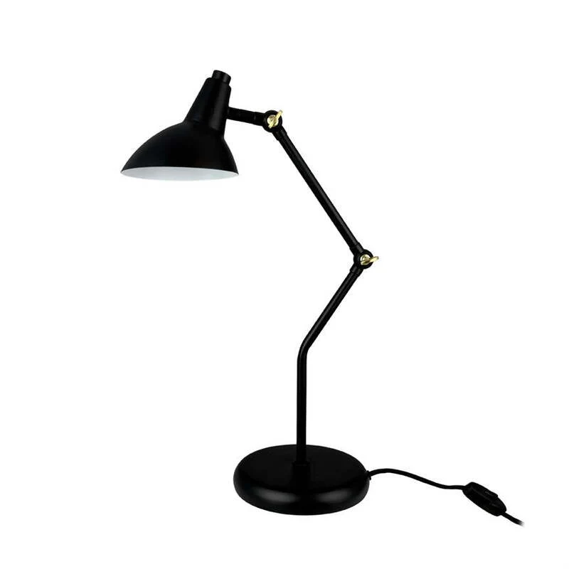 B-Ware Dyberg Larsen Tischleuchte Tischlampe Vela Schwarz Beleuchtung Lampe GU10 44,7cm