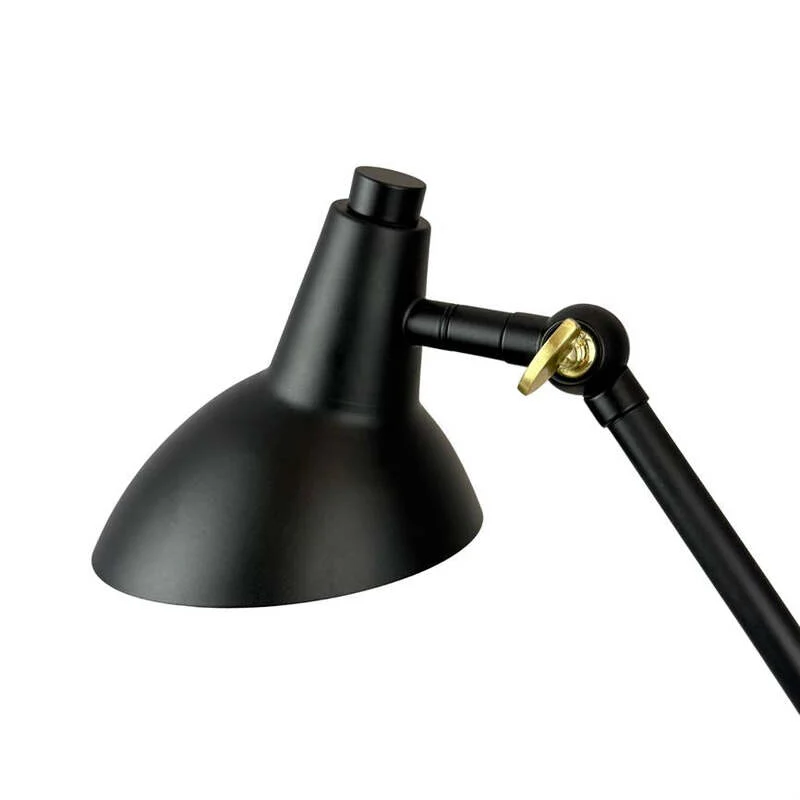 B-Ware Dyberg Larsen Tischleuchte Tischlampe Vela Schwarz Beleuchtung Lampe GU10 44,7cm