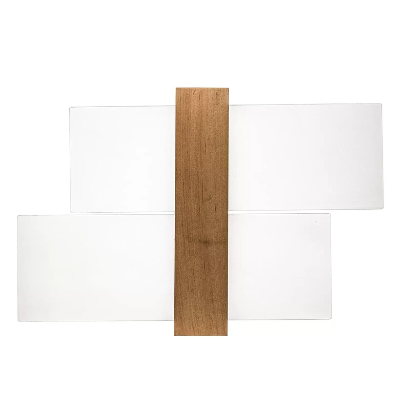 B-Ware Wandleuchte Shifted 1 Glas helles Holz Wandlampe Lampe Leuchte Spot Licht E27887