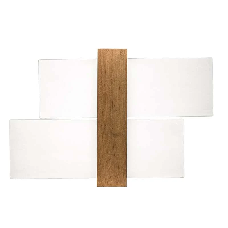 B-Ware Wandleuchte Shifted 1 Glas helles Holz Wandlampe Lampe Leuchte Spot Licht E27887