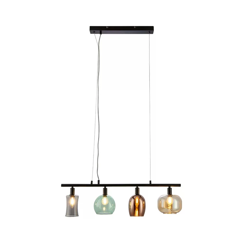 B-Ware NOWA GmbH Pendellampe Telesto mit Glasschirmen Pendelleuchte Leuchte Lampe E14