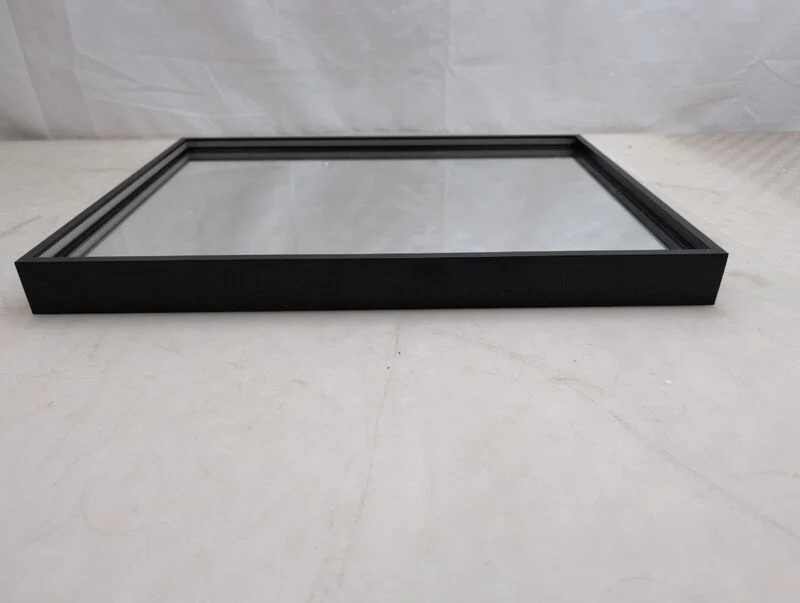 B-Ware Paulmann Miro LED Wandspiegel Spiegel CCT 62x45 Backlight Schwarz Metall