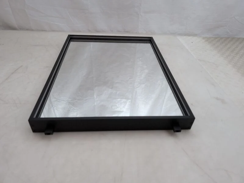 B-Ware Paulmann Miro LED Wandspiegel Spiegel CCT 62x45 Backlight Schwarz Metall