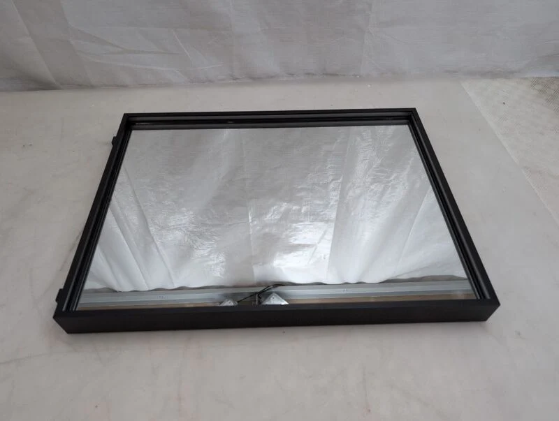 B-Ware Paulmann Miro LED Wandspiegel Spiegel CCT 62x45 Backlight Schwarz Metall