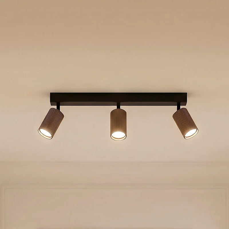 B-Ware Tune Deckenstrahler Deckenleuchte Strahler braun Metall LED Lampe Leuchte