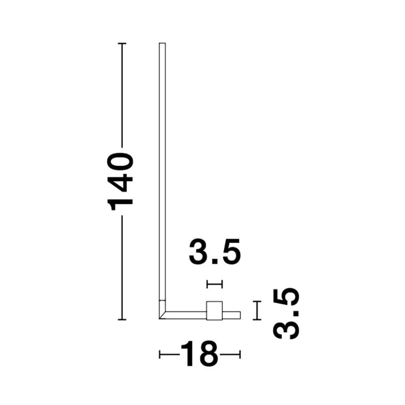 Raccio LED-Stehlampe indirekt drehbar Schwarz