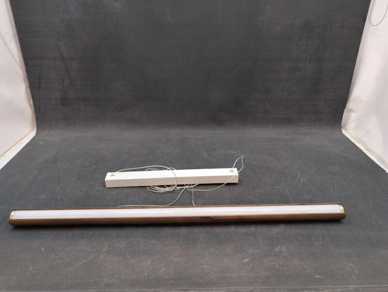 B-Ware Designer Hängeleuchte Akeno LED Pendelleuchte dimmbar Holz Messing Leuchte 80cm