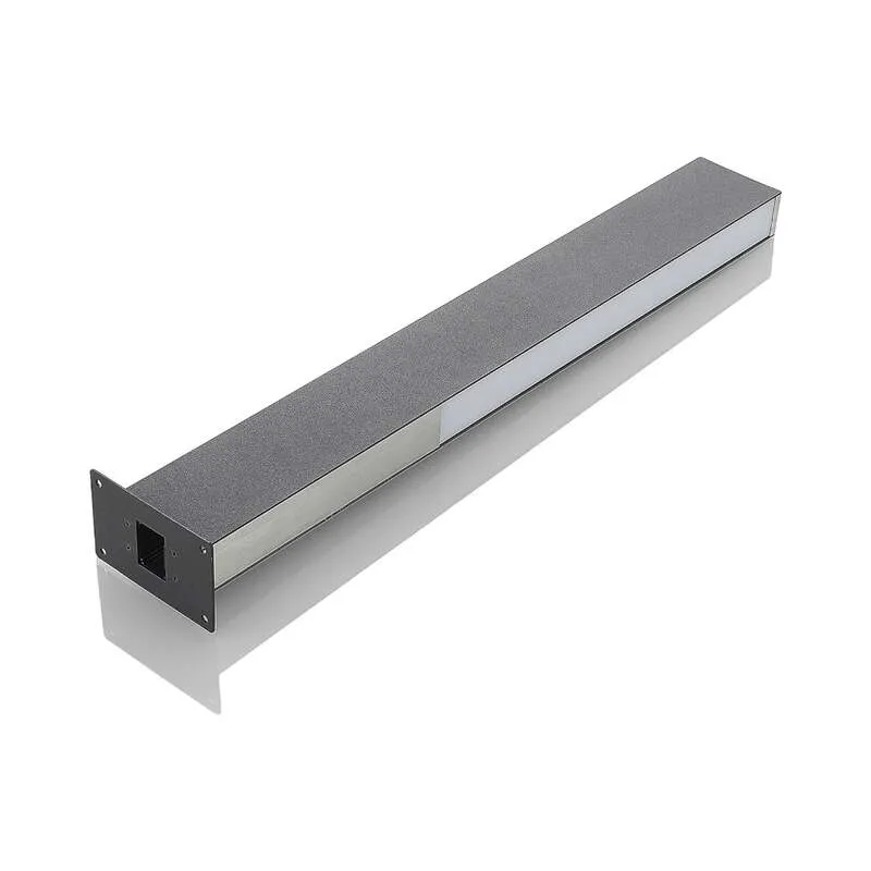 B-Ware Lucande Wegeleuchte Aegisa LED Gartenlampe anthrazit 80cm IP54 Metall 12W