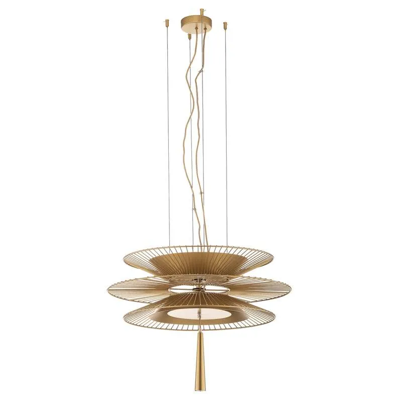 B-Ware Forestier Hängeleuchte Gravity 2 LED Pendelleuchte Lampe creme Ø68cm 40cm