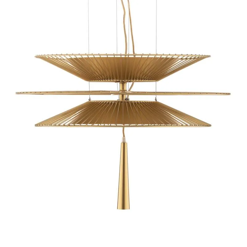 B-Ware Forestier Hängeleuchte Gravity 2 LED Pendelleuchte Lampe creme Ø68cm 40cm