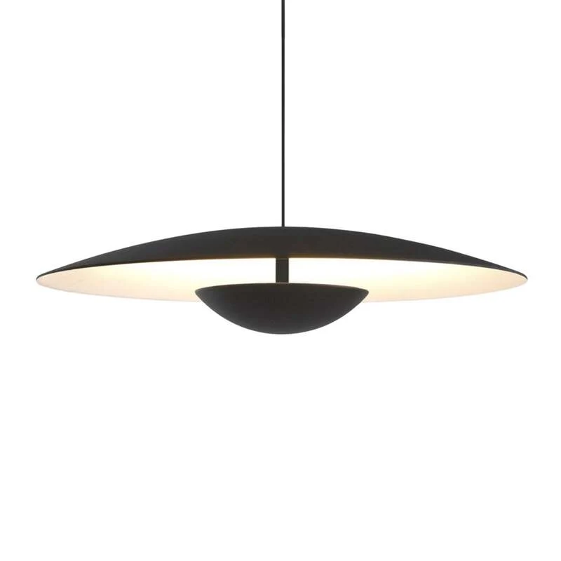 B-Ware Marset Pendelleuchte Hängeleuchte Ginger LED schwarz weiß Aluminium Ø 42cm 2700K