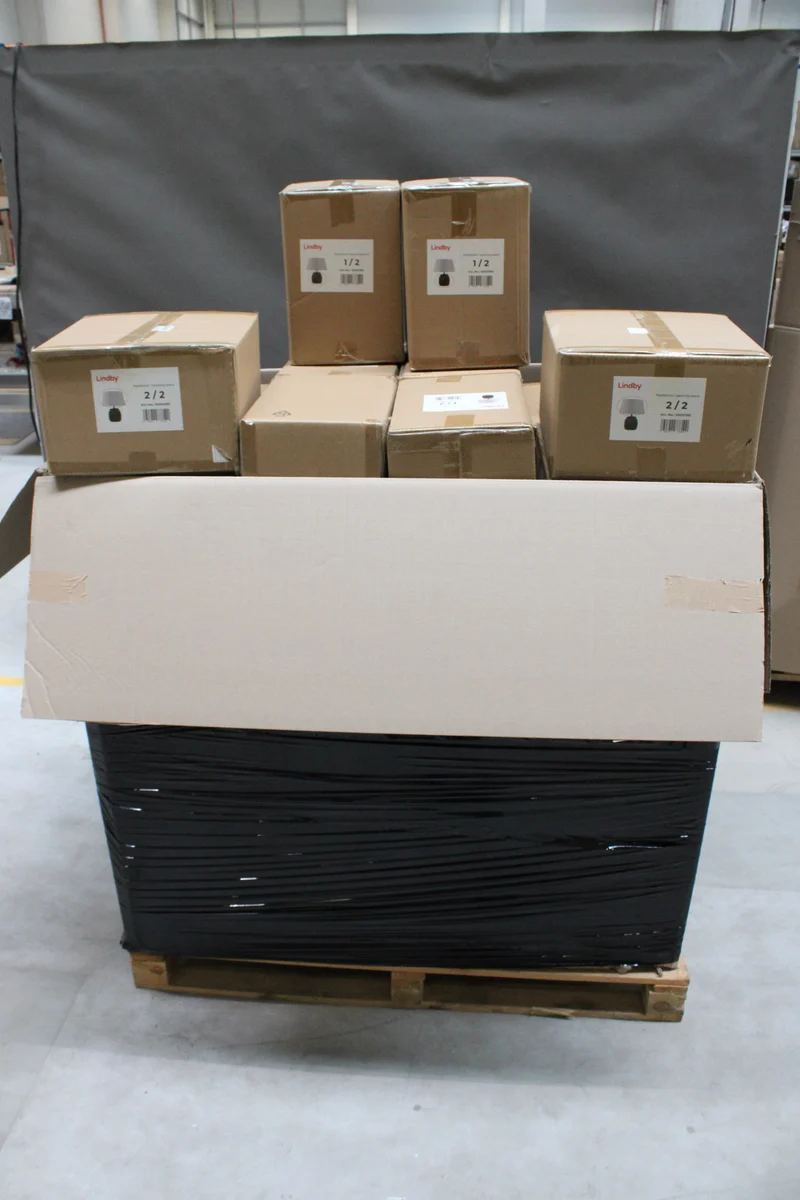 20x B-Ware Lindby Tischleuchte Aelith Ø 30 cm grau Keramik E27 Tischlampe Lampe 20 STÜCK