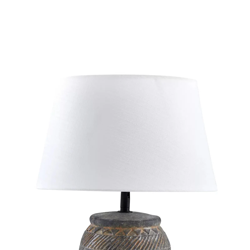 20x B-Ware Lindby Tischleuchte Aelith Ø 30 cm grau Keramik E27 Tischlampe Lampe 20 STÜCK