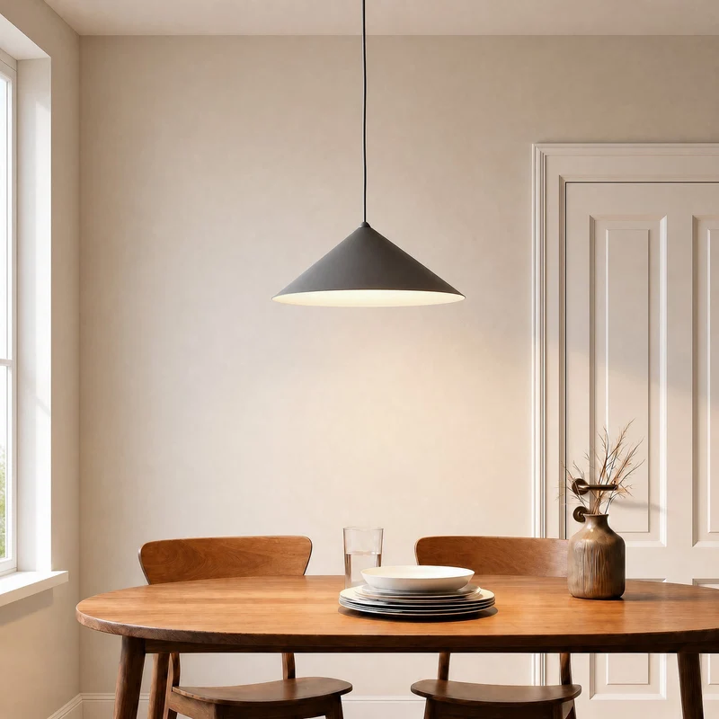 B-Ware Lume Hängeleuchte Pendelleuchte Braun Metall Kunststoff GX53 40 cm410