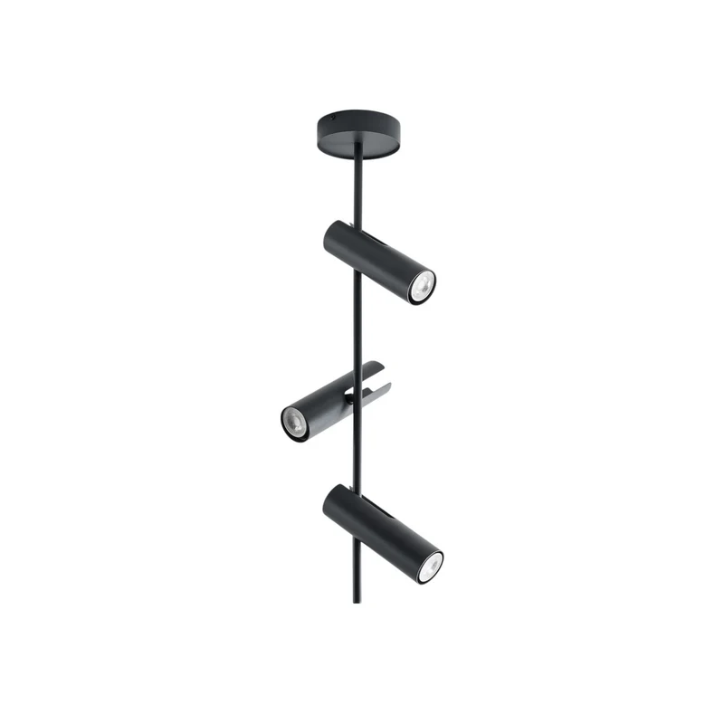 B-Ware Leda Deckenspot Deckenstrahler Lampe Leuchte anthrazit Stahl dreiflammig 76 cm