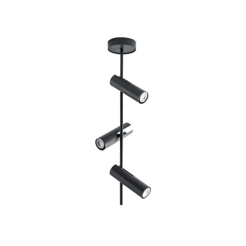 B-Ware Leda Deckenspot Deckenstrahler Lampe Leuchte anthrazit Stahl dreiflammig 76 cm