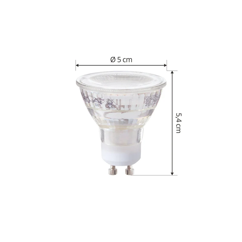 6x B-Ware Arcchio LED Leuchtmittel Lampe GU10 PAR16 transparent klar 4000 Kelvin 6 STÜCK