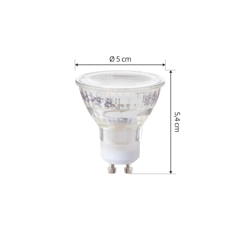 6x B-Ware Arcchio LED Leuchtmittel Lampe GU10 PAR16 transparent klar 4000 Kelvin 6 STÜCK
