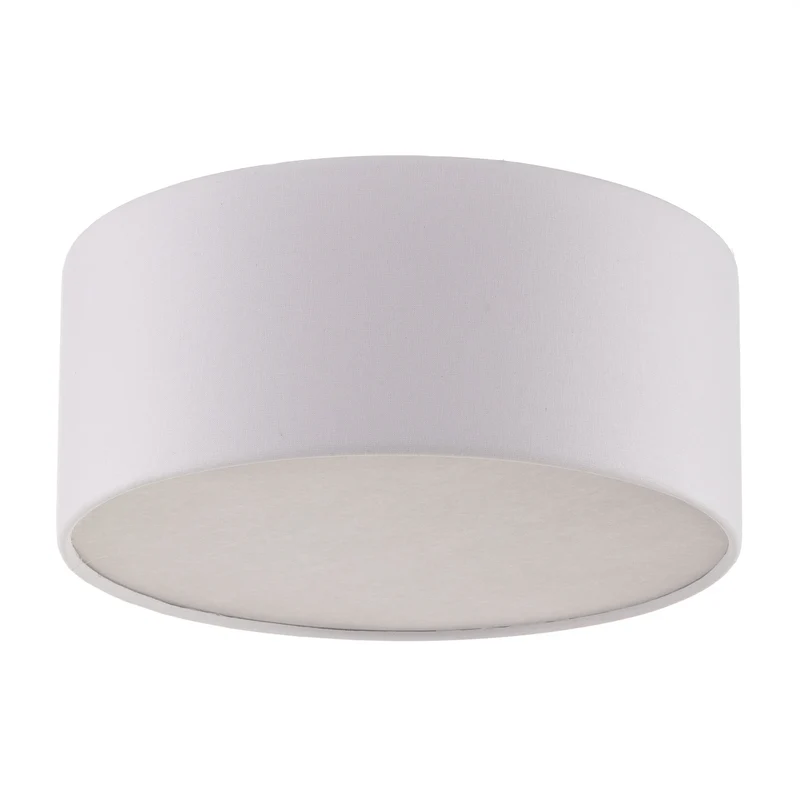 B-Ware TK Lighting Deckenleuchte Lampe Rondo Weiß Metall Textil Wohnzimmer Esszimmer