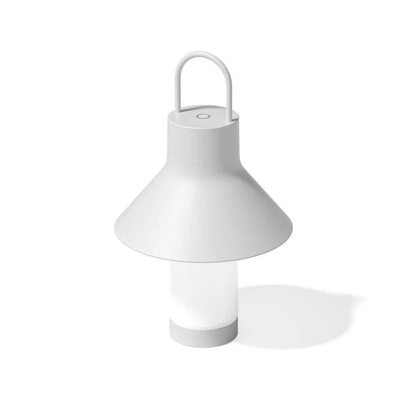 B-Ware LOOM DESIGN Tischleuchte Akku Lampe LED Leuchte Weiß Shadow Small IP65