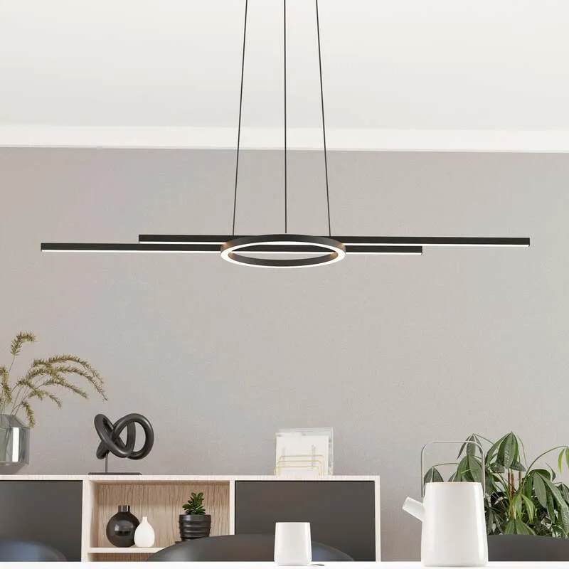 B-Ware LED Hängeleuchte Pendelleuchte Zillerio-Z ZigBee CCT dimmbar schwarz EGLO Sma478