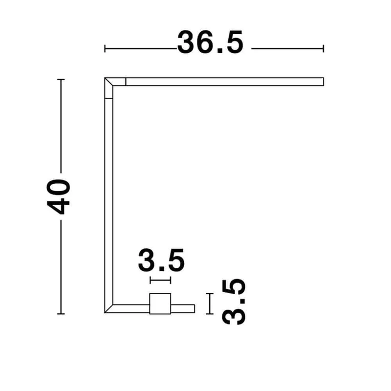 Raccio LED-Schreibtischlampe drehbar Schwarz