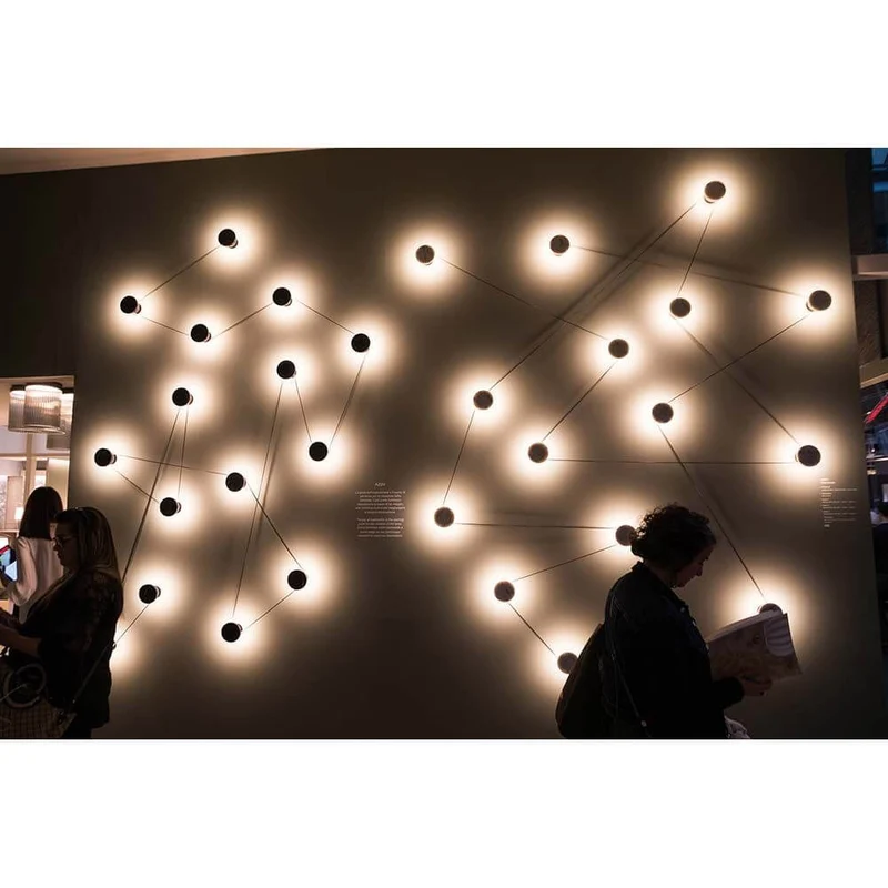 Kundalini LED-Wandlampe Azou 5-flammig Dimmbar
