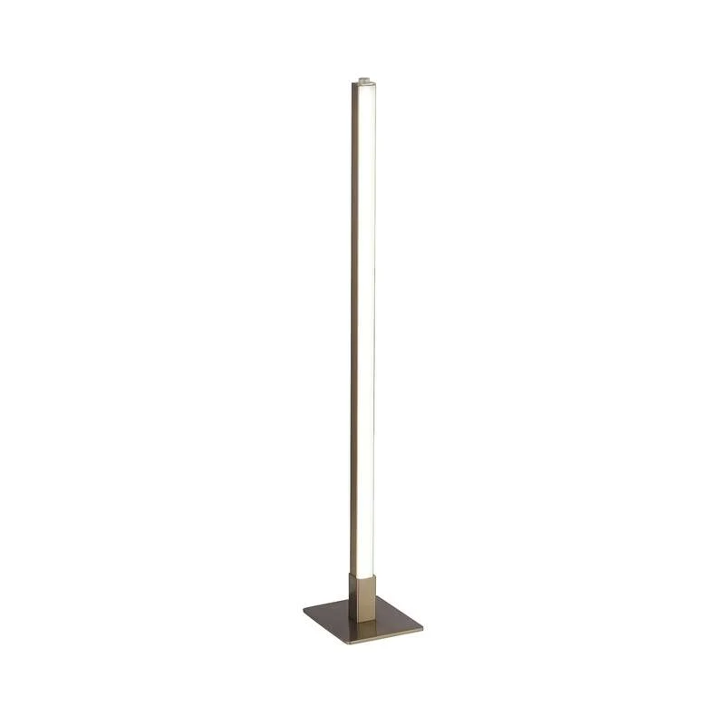 B-Ware Searchlight Tischleuchte Lampe LED Tribeca Silber Weiß Stahl Kunststoff 50cm CCT