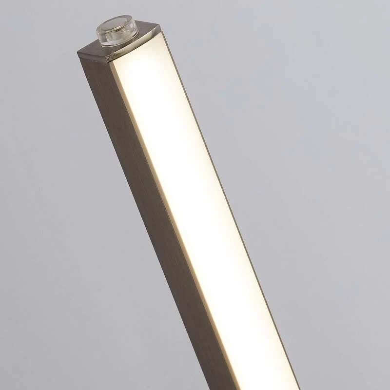 B-Ware Searchlight Tischleuchte Lampe LED Tribeca Silber Weiß Stahl Kunststoff 50cm CCT