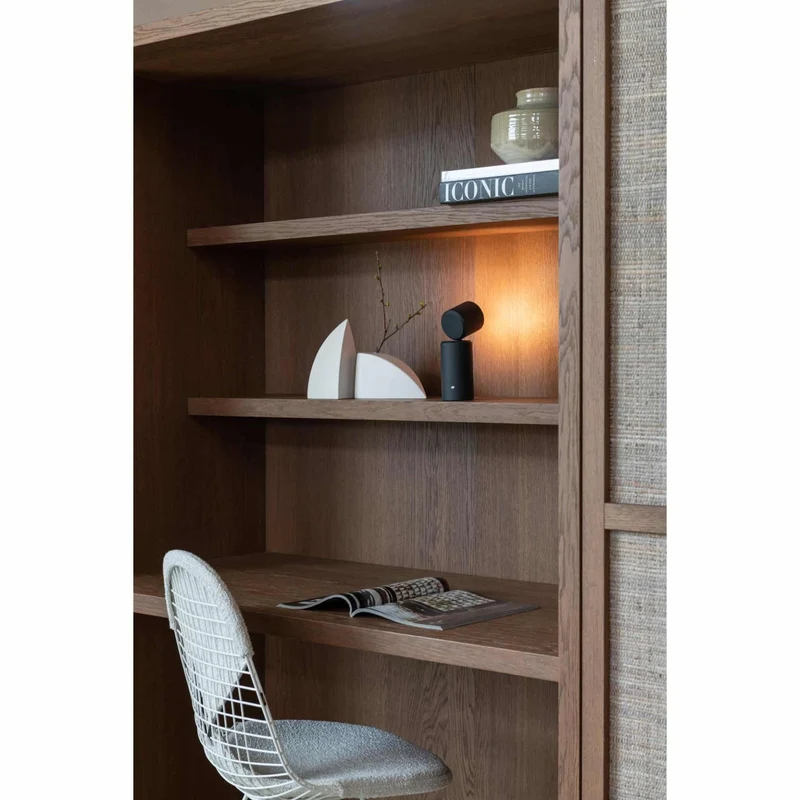 B-Ware it's about RoMi Tischlampe Tischleuchte Milan LED Lampe Akku Schwarz 19 cm La503