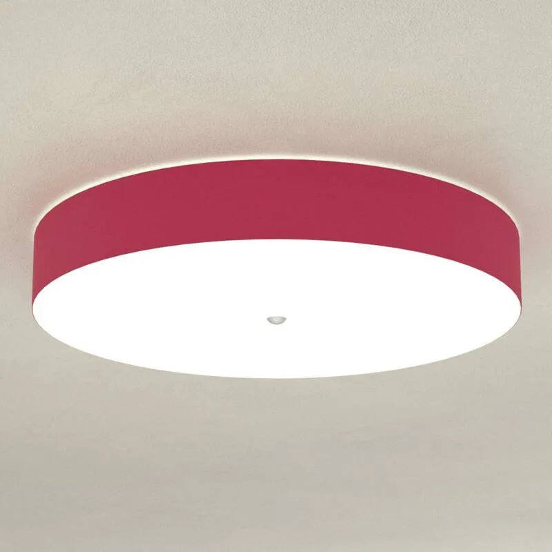 B-Ware Hufnagel Deckenleuchte Lampe Alea Rubinrot Chintzschirm Acrylglas Wohnraum
